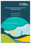 Climate and Water Resources Summary for the Wellington Region preview