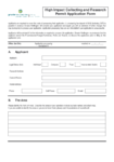 High Impact Collecting and Research Permit Application Form preview