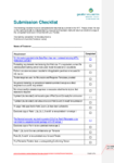 Submission Checklist Response Template (PDF 180 KB) preview