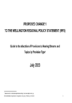 Guide to the allocation of Provisions to Hearing Streams and Topics by Provision Type July 2023 preview