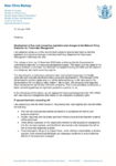 Letter from Hon Chris Bishop - Development of fast-track consenting legislation and changes to the National Policy Statement for Freshwater Management preview