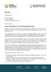 Letter to Minister Willis - Blue Connection Co-Investment Opportunity preview