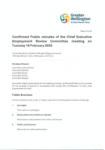 Confirmed Public minutes of the Chief Executive Employment Review Committee meeting on Tuesday 18 February 2025 preview