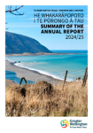 He whakarāpopoto i te pūrongo ā-tau |Summary of the Annual Report 2024/25 preview
