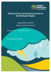 Climate drivers and seasonal outlook for the Wellington Region - Spring 2025 summary Summer 2025-26 outlook preview