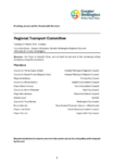 Regional Transport Committee 31 March 2026 Order Paper preview