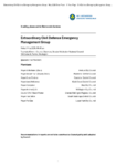 Extraordinary Civil Defence Emergency Management Group 1 May 2026 Order Paper preview