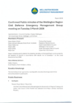 Confirmed Public minutes of the Wellington Region Civil Defence Emergency Management Group meeting on Tuesday 3 March 2026 preview
