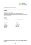 Council 25 June 2026 Order Paper (Public) preview