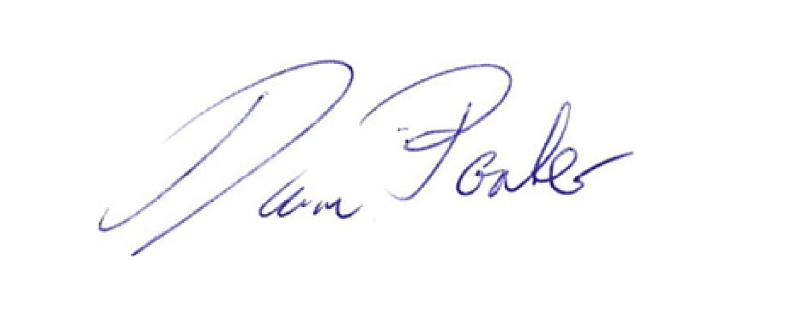 Daran Ponter's signature