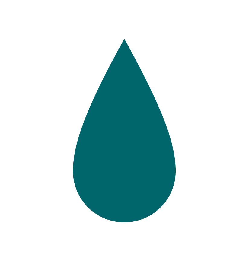 Icon of a water droplet
